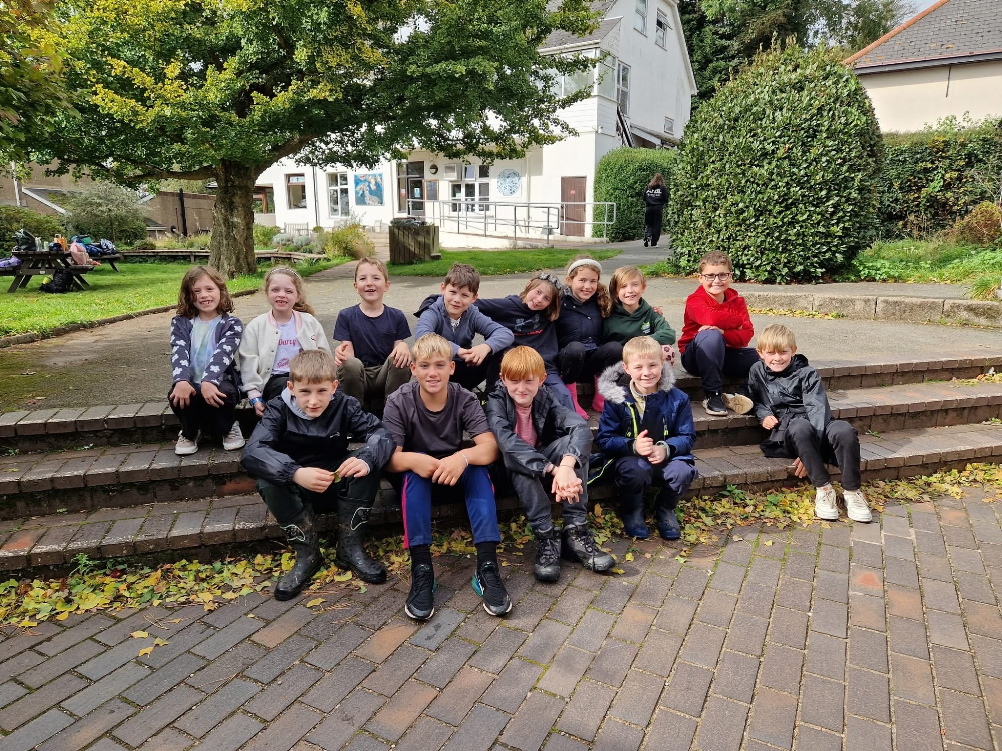 Eco Council reps at Slapton Ley Nature Reserve