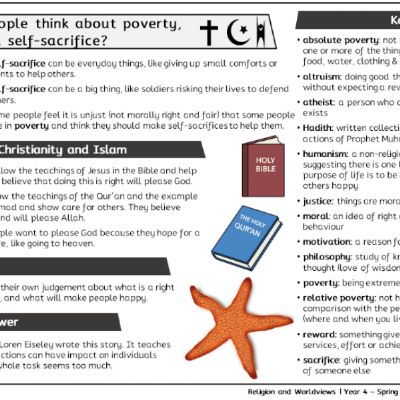 Y4 R&W Spr1 - How do people... poverty, justice & self-sacrifice - Knowledge Organiser.png