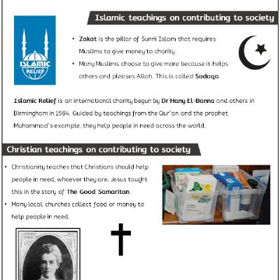 Y4 - R&W - Spr2 - How do people contribute to society - Knowledge Organiser.png